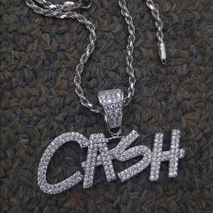925 silver CASh with 925 rope